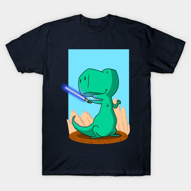 dinosaber T-Shirt by Dansologalleries